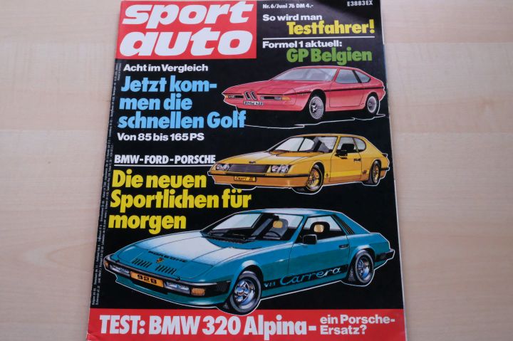 Deckblatt Sport Auto (06/1976)